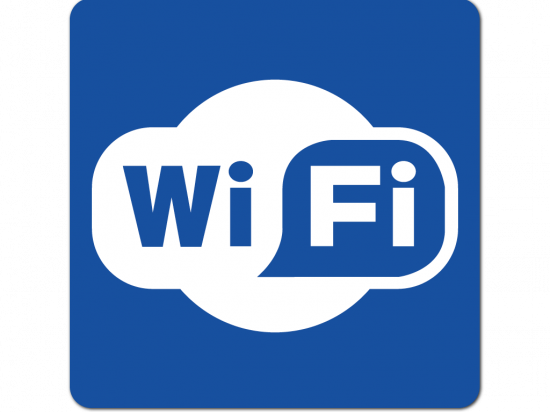 Указателна табела WiFi зона - морско синьо