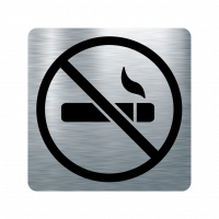 Забранителна табела цигара - инокс