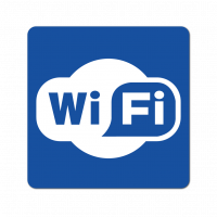 Указателна табела WiFi зона - морско синьо